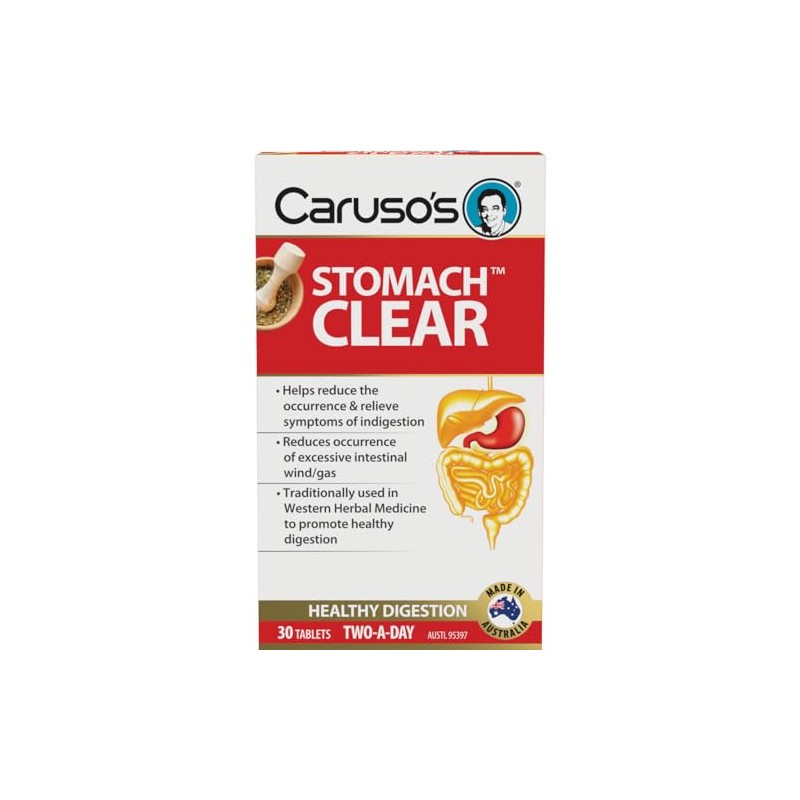 Caruso's Natural Health Stomach Clear 30 Tablets