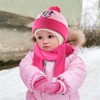 VOENCSU Minnie Hat and Scarf, Minnie Hat Girls Winter, Minnie