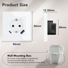BSEED ZigBee Socket with USB C 20 W Quick Charger