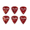 Fender/Aero Acrylic Picks 6-count 1.5mm Medium Fender [Set of 6]
