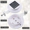 16 Pcs Solar Powered LED Gutter Lights 3 LED Deck