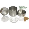 Okadaen Matcha Sifter Can with Tea Top, Stainless Steel, Small