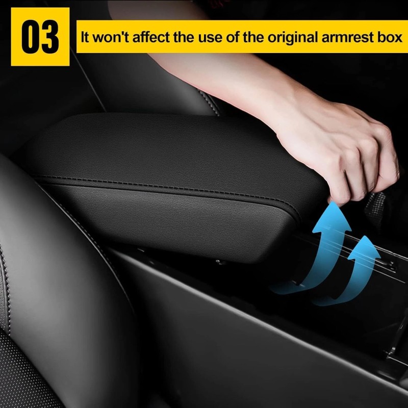 JXAUTOPART For 2020-2025 Mazda 3 Central Storage Box Armrest Cover