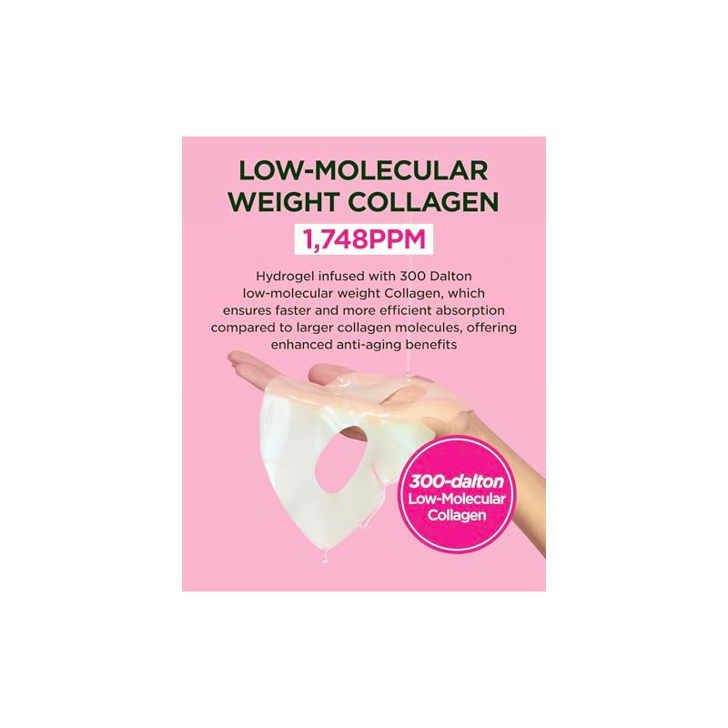 Mascarilla Facial de Colágeno y Retinol CKD Hydrogel Face Mask,