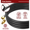 CALPOSE 5FT High Pressure Propane Regulator Hose, 0~20PSI Adjustable Propane