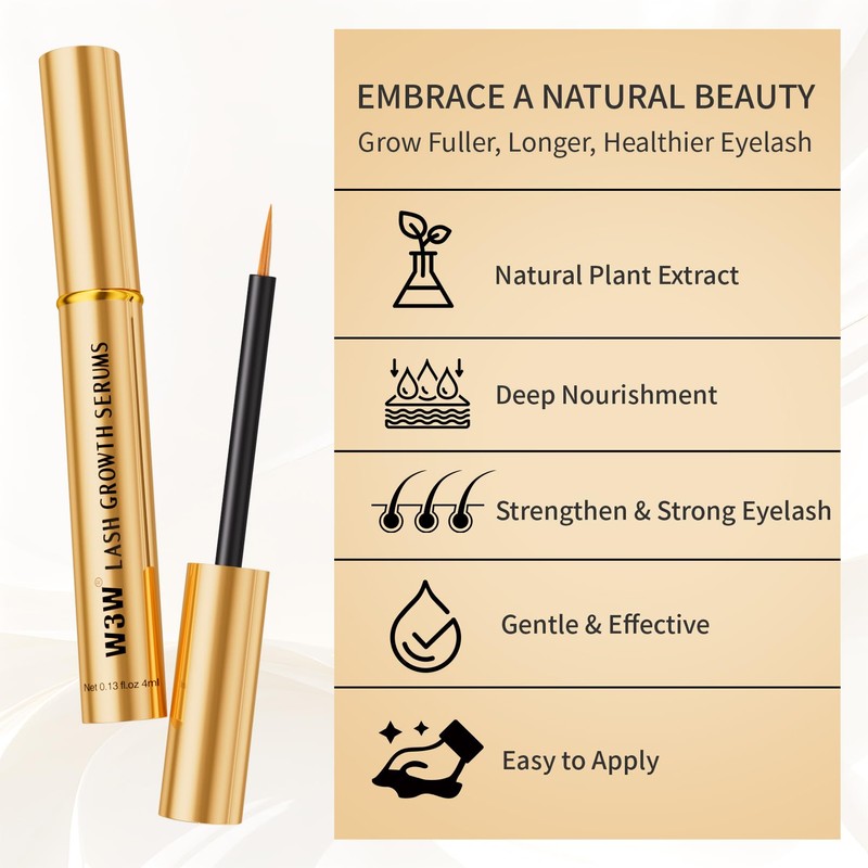 W3W Eyelash serum - Eyelash Growth Serum with Advanced Formula