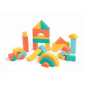 JBM SARL 30091 Building Block Awakening and Discovering, Multi-Colour, 28 Blocks