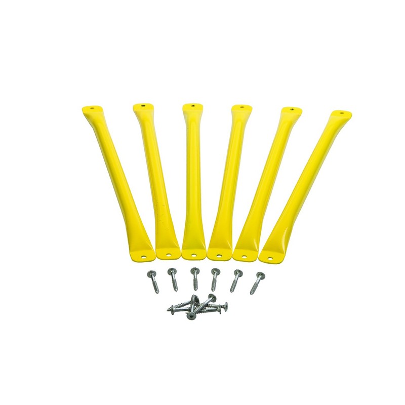 Playset Monkey Bars | Yellow | 6 Metal Monkey Bars,