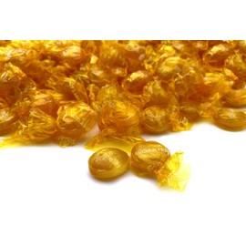 Funtasty Sugar Free Butterscotch Buttons Hard Candy, Individually Wrapped, Bulk Pack 1Lb