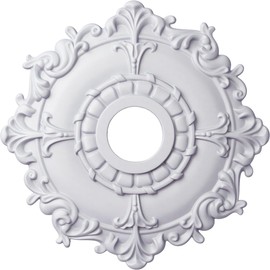 Ekena Millwork CM18RL 18-Inch OD x 3 1/2-Inch ID x 1 1/2-Inch Riley Ceiling Medallion
