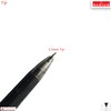 Click Retractable Ballpoint Pens, 0.7mm Fine Point, BLACK, Pack of