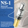 NS-1 Brass Full Cartridge Assembly, Replacement for Showeroff Systems