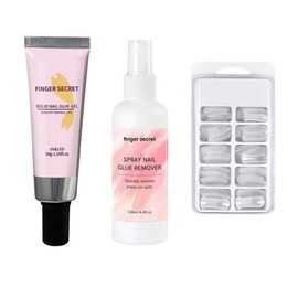 Solid Nail Glue Gel Press on Nails and Nail gems 30ml Dazzle Dry Strength Gel Nail Long Lasting Glue Nails Tech Must Haves