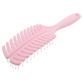 Baluue Massage Comb for Curly Hair Curved Hair Styling Brush for Scalp Massaging and Detangling for Men and Women Home Use Haircare Tool