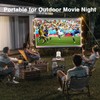 GKLPO Built-in Apps Projector 4K with WiFi 6 and Bluetooth,