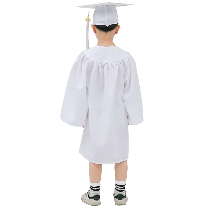 GraduationMall Matte Kindergarten & Preschool Graduation Gown Cap Set with