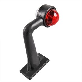 ProPlus 343719 Outline Light Red/White 185 mm Right Angle Design Marker Light for Trailer