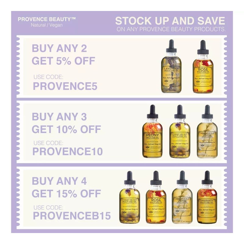 Provence Beauty Lavender Multi-use Oil For Face, Body And Hair