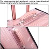 SHILIPAIJC 1Pieces Clear PVC Suitcase Cover Protector - 24 Inch