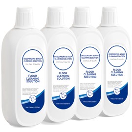 Floor Cleaning Solution Compatible with Tineco Floor Cleaner Solution Deep Clean for Tineco Solution Cleaning Liquid for Multiple Hard Floors, for All Robotic Vacuum Mop Residue & Streak Free 4 Packs