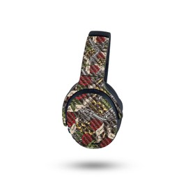 MightySkins Carbon Fiber Skin Compatible with Skullcandy Crusher ANC 2 - Gangster Life | Protective, Durable Textured Carbon Fiber Finish | Easy to Apply