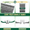 KEYYOU Agrupaciones de latigas,96 Pcs Cluster Lashes D Curl 10-18MIX