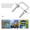 iplusmile Stainless Steel Square Bend u Bolts 4pcs Set for