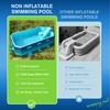OTIIPOR Foldable Pool, Non-Inflatable Swimming Pool for Kids, Adults and