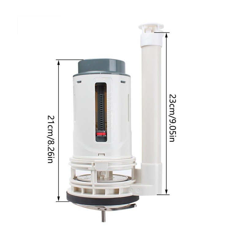Toilet Dual Flush Valve Replacement Valve Kit Assembly for One