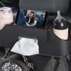 Car Headrest Backseat Organizer Partition Design Multi-Functional Storage Box with