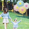 8pcs Daisy Flower Balloons Groovy Retro Pastel Balloons Daisy Balloons
