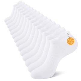 Heatuff 7 Pairs Ankle Socks for Women Athletic Running Cotton Low Cut Sports Tab Socks