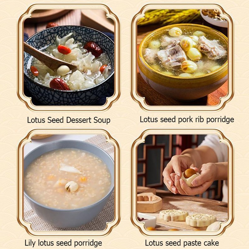 Dried white lotus seed 10.58 oz Hollow dried lotus seed