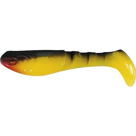 Relax Kopyto 3L Classic 3 Inch Rubber Fish 8 cm Yellow Black Colour Code S061 Set of 10 Soft Bait