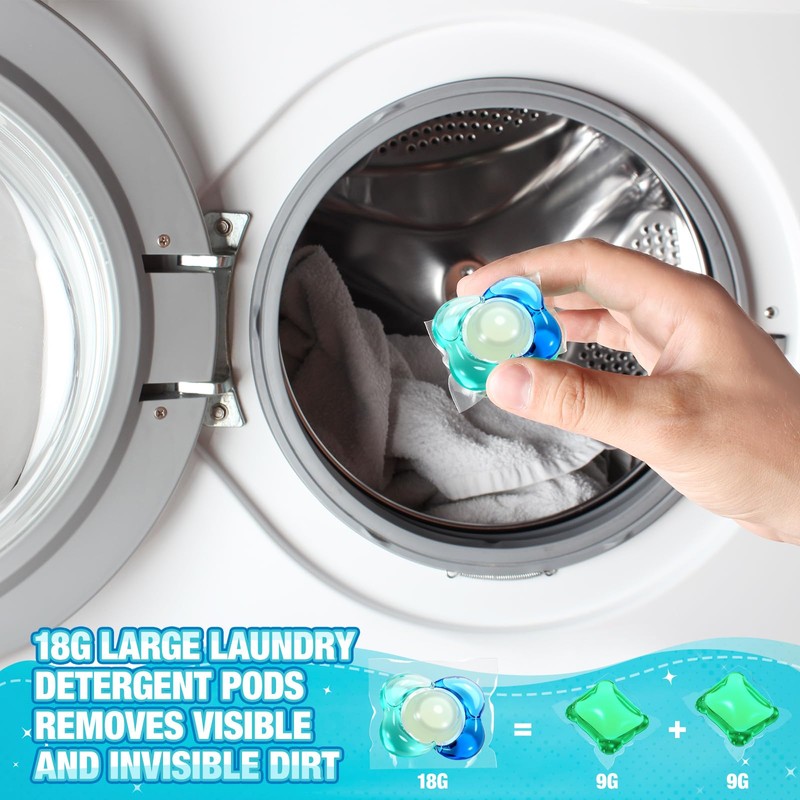 Heigble 140 Count Laundry Detergent Pods Bulk 3 in 1