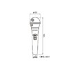 Audio Technica PRO41 Dynamic Microphone, XLR, Unidirectional Microphone, On/Off Switch,