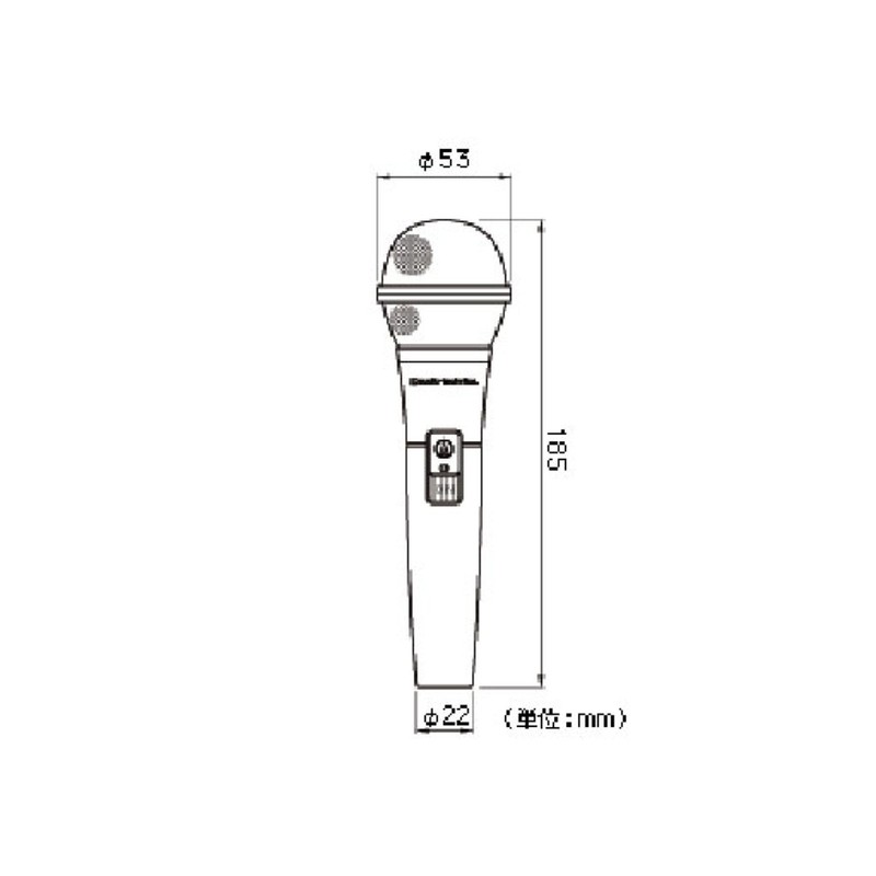 Audio Technica PRO41 Dynamic Microphone, XLR, Unidirectional Microphone, On/Off Switch,
