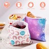 Shappy 6 Pack Reusable Snack Bags Food Safety Washable Lunch