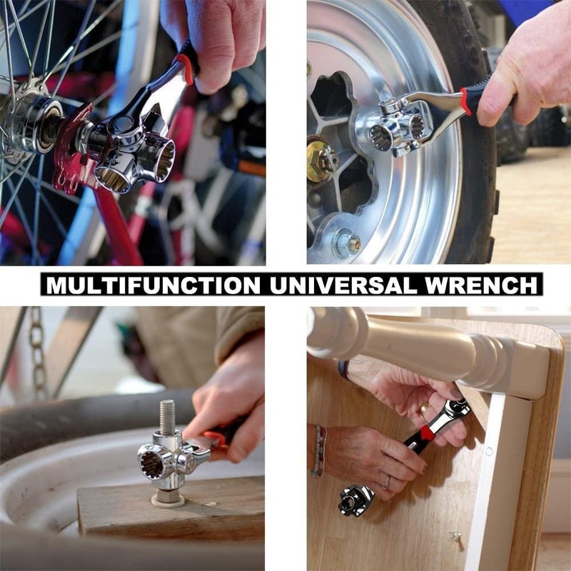 THJOPOKEEL 52 in 1 Multifunctional Spanner with 360 Degree Rotating