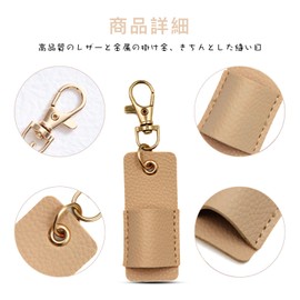 BaraRose Pen Holder, Strap, Pen Holder, Neck Holder, Pen Holder with Metal Clip, PU Leather, Anti-Lost Pen, Increases Space Usage, Pen Storage, Pen Holder, Pencil, Ballpoint Pen, Multi-functional Pen