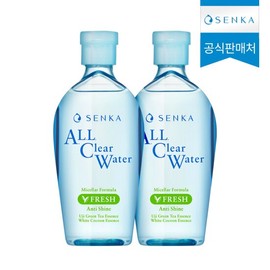 Senka All Clear Water Micellar Formula Fresh 230ml x 2 / 센카 올 클리어 워터 미셀라 포뮬러 프레시 230ml 2개