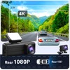 Dash Cam with 1.97" IPS Screen Front and Rear Dash