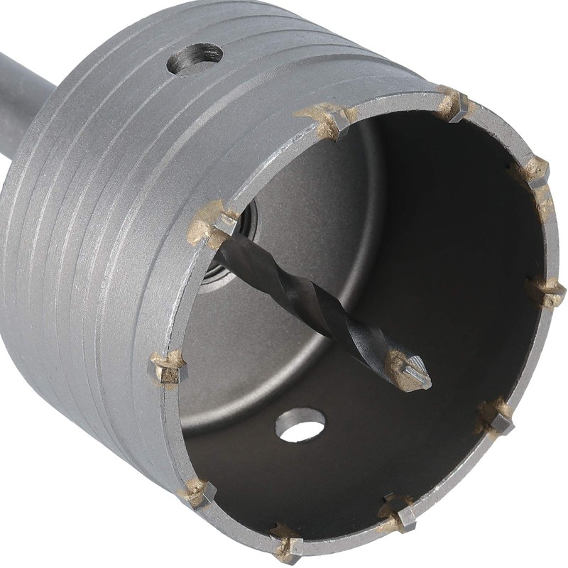 ZEONHAK 2 Sets 3-1/2 Inch Shank Hole Saw, 90mm Concrete
