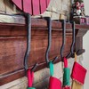 Lulu Decor,100% Cast Iron 10" Branch Mantel Stocking Holder with