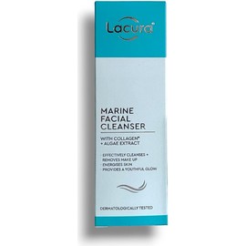 Marine Facial Cleanser with Collagen & Algae Extract Gentle Gel Cleanser for All Skin Types 150ml – Cleanses & Removes Makeup – Energising & Refreshing Formula