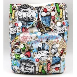 16 Pack Pañales Ecológicos Insertos Y Wetbag                                                                                                          