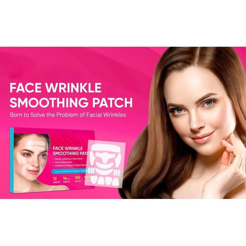 Adellina Facial and Forehead Wrinkle Patches: Face Wrinkle Treatment for