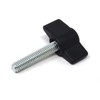 Design61 4 x Plastic Wing Screws with Threaded Bolts Steel