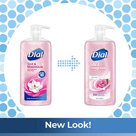 Dial Dial Body Wash, Silk & Magnolia, 23 fl oz (Pack of 3)