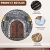Tranqun Medieval Party Decorations Castle Backdrop Knight Wall Backdrop Keepers